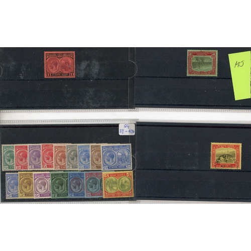 847 - 1903 to 1923 mint range on stockcards including 1903 to 5s mint and used, 1906 to 5s (2), 1920 2s6d ... 