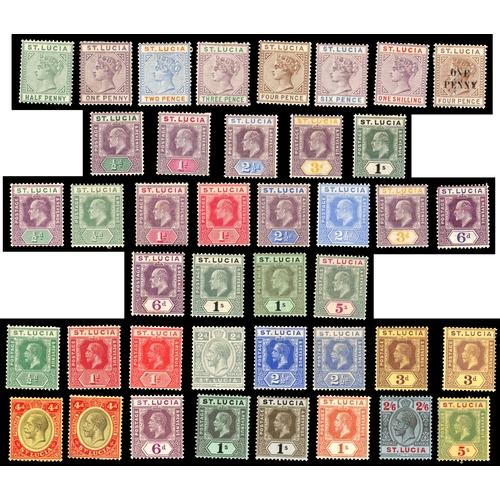 849 - QV to KGV mint selection on Hagners including 1891 values to 1s, 1902 to 1s, 1904 values to 5s green... 