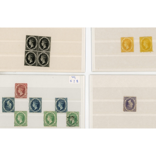 850 - 1860 to 1936 mint and used selection on stockcards including 1860 (1d), (4d) x 3, (6d) x 2 used, 186... 