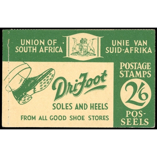 885 - 1939 2s6d green on buff 'Dri-Foot' booklet containing 12 x ½d (SG 75c) and 24 x 1d (SG 56) in panes ... 