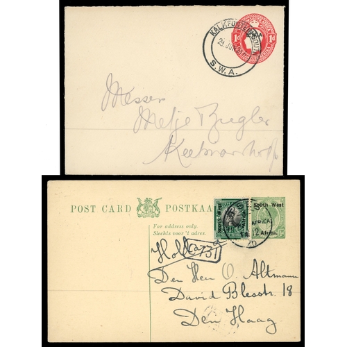 887 - 1920s-1950s postal history collection, including 1933 Railway letter franked by 1d & 3d, tied by Goo... 