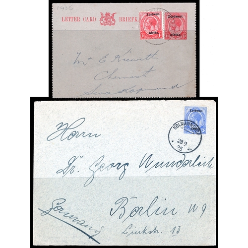 887 - 1920s-1950s postal history collection, including 1933 Railway letter franked by 1d & 3d, tied by Goo... 