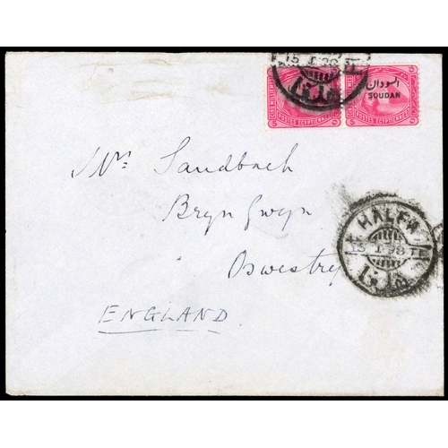 892 - 1898 cover to England, from the Sandback correspondence, with original contents, endorsed ‘’On Cook'... 