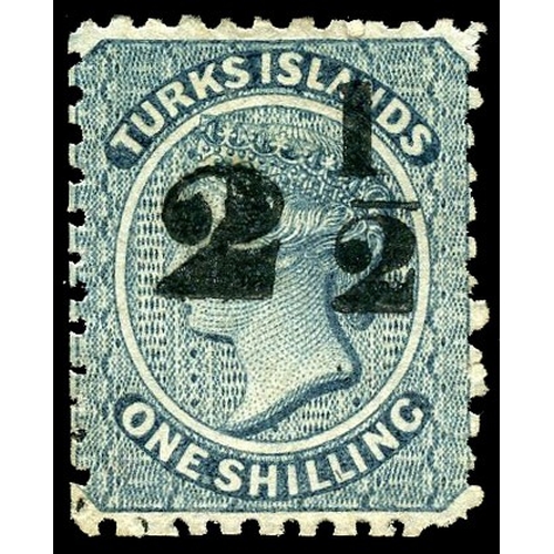 948 - 1881 ‘2½’ (setting 9, type 26) on 1s dull blue, unused without gum. Fine appearance. A very collecta... 