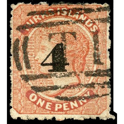 953 - 1881 ‘2½’ (settings 2-6, type 29) on 1d dull red, neatly cancelled with ‘T1' in bars. BPA Certificat... 