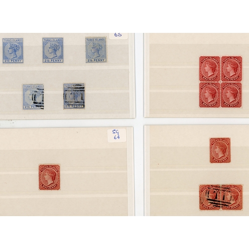 956 - 1881-95 mostly mint selection arranged on stockcards with some duplication including 1881 1d (2), 4d... 