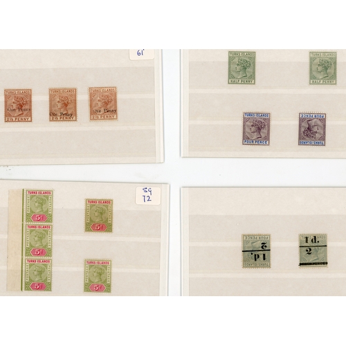 956 - 1881-95 mostly mint selection arranged on stockcards with some duplication including 1881 1d (2), 4d... 