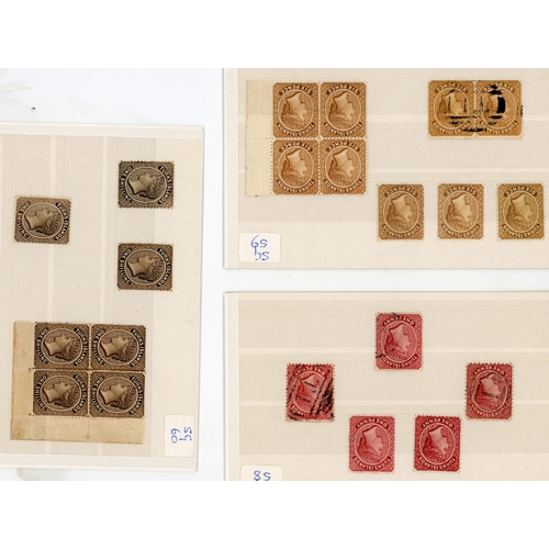 956 - 1881-95 mostly mint selection arranged on stockcards with some duplication including 1881 1d (2), 4d... 