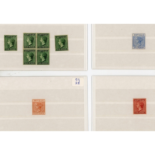 99 - 1862-1932 mainly mint selection arranged on stockcards including 1862, rough perf 14 to 16, 6d blue ... 