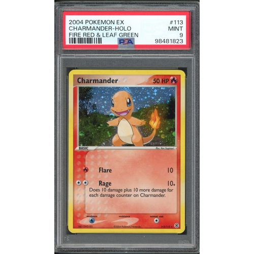 23 - PSA 9 - Charmander - Secret Rare EX Fire Red & Leaf Green - 113/112 - We are in the EX era now! Firs... 