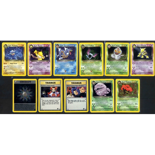 53 - Team Rocket 1999 - Partial Complete set - 11 Holos, 59 non-holo - This partially complete set of Tea... 