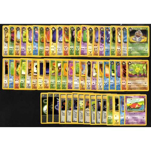 53 - Team Rocket 1999 - Partial Complete set - 11 Holos, 59 non-holo - This partially complete set of Tea... 