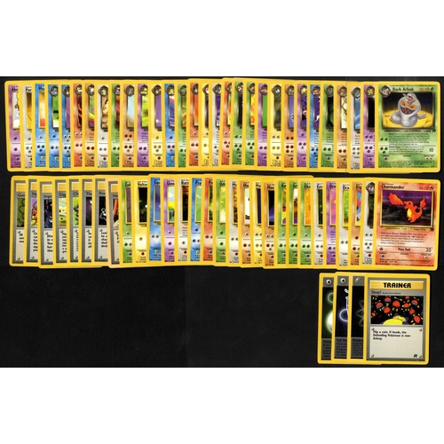 54 - Team Rocket 1999 - Partial Complete set - 13 Holos, 63 non-holo - This partially complete Team Rocke... 