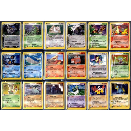 83 - Complete EX Ruby & Sapphire Set - 109/109 & Reverse Holos - What do you get:A complete EX Ruby & Sap... 