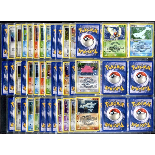 90 - EX Fire Red & Leaf Green Complete Set - All EX's & Secrets.  - This lot features a complete EX Fire ... 