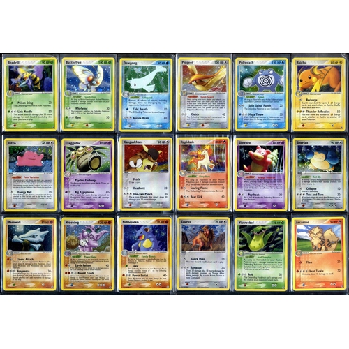 90 - EX Fire Red & Leaf Green Complete Set - All EX's & Secrets.  - This lot features a complete EX Fire ... 