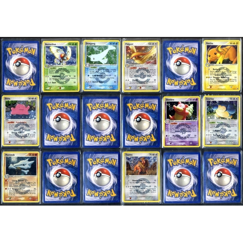 90 - EX Fire Red & Leaf Green Complete Set - All EX's & Secrets.  - This lot features a complete EX Fire ... 