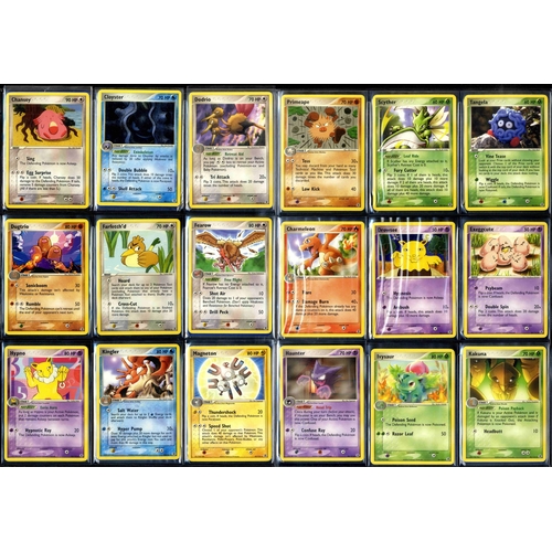 90 - EX Fire Red & Leaf Green Complete Set - All EX's & Secrets.  - This lot features a complete EX Fire ... 