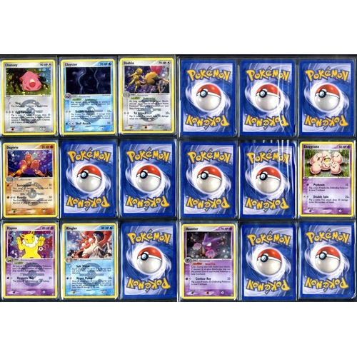 90 - EX Fire Red & Leaf Green Complete Set - All EX's & Secrets.  - This lot features a complete EX Fire ... 