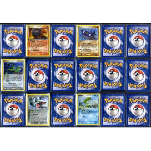 95 - EX Deoxys #105/107 - Full Set Missing Gold Stars  - This lot features a near complete EX Deoxys set,... 