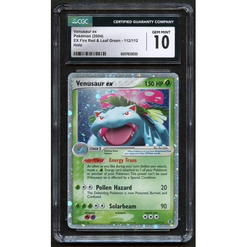 17 - CGC 10 Venusaur ex - EX Fire Red & Leaf Green 2004 - 112/112