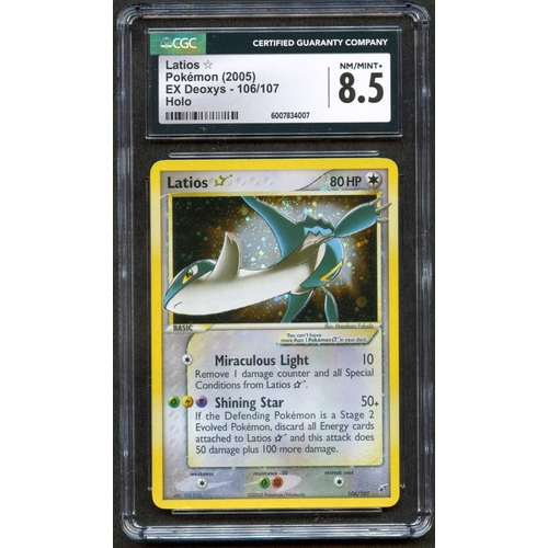 53 - CGC 8.5 Latios ? Gold Star - EX Deoxys 2005 - 106/107 Holo