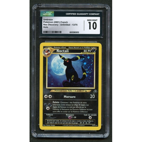 68 - CGC 10 Umbreon - Neo Discovery FRENCH - Population 1 [Noctali]