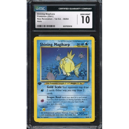 71 - CGC 10 Shining Magikarp 1st Edition 66/64 - Neo Revelation 