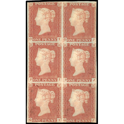 116 - SG 8 Plate 84 mint block of six