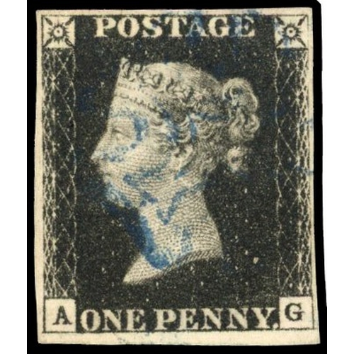 75 - Great Britain SG 1 blue MC