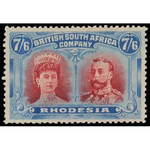 7s6d reddish carmine and deep dull blue, Mid Gash plate, position 9 ...