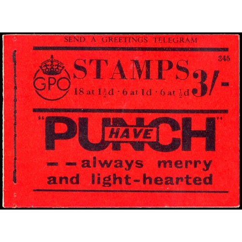 3927 - GB SG BD22 1938 3s booklet