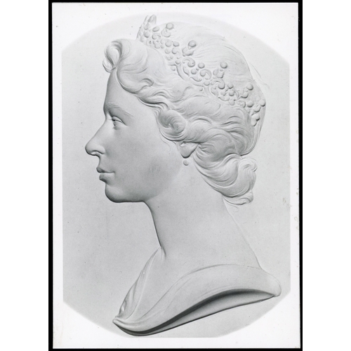 1238 - GB 1966 Machin 'Coinage' head photographic negative from PO Archive