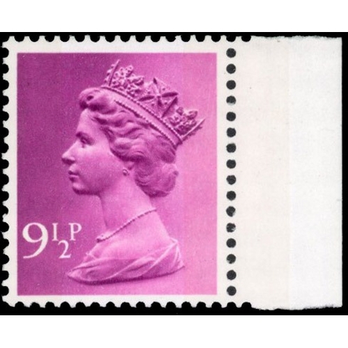1278 - GB SG 884 1976 9Â½p bright purple magenta error of colour mint