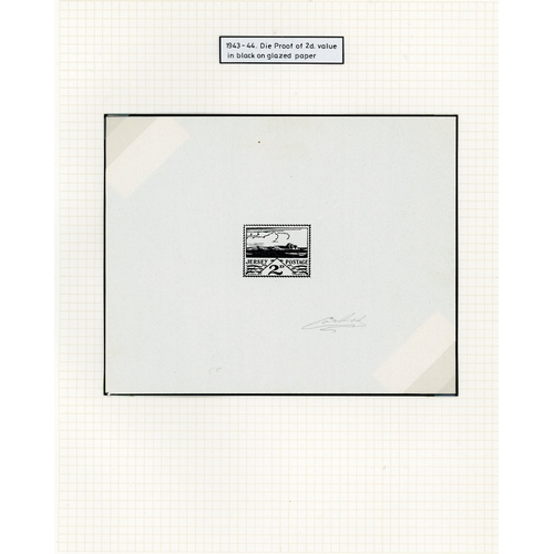 1369 - GB Channel Islands Jersey 1943 Views die proof set of 6 SG 3-8var