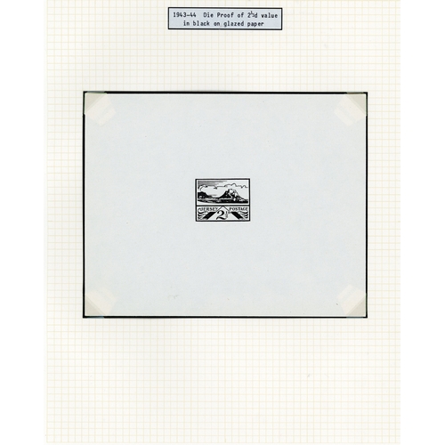 1369 - GB Channel Islands Jersey 1943 Views die proof set of 6 SG 3-8var