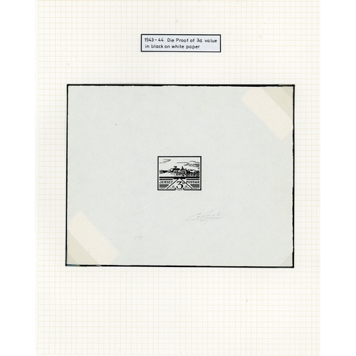 1369 - GB Channel Islands Jersey 1943 Views die proof set of 6 SG 3-8var