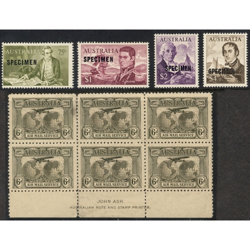 76 - Australia: mint and used selection arranged on large stockcards