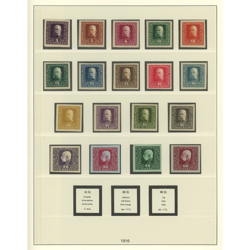 83 - Bosnia Herzegovina 1912 and 1916 Franz Joseph imperf sets