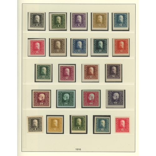 83 - Bosnia Herzegovina 1912 and 1916 Franz Joseph imperf sets