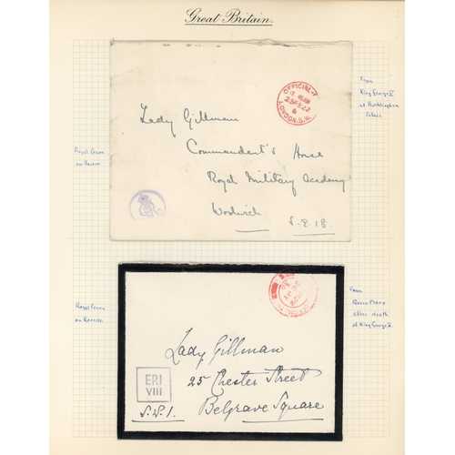 3013 - GB 1930s-80s Royal Household mail collection