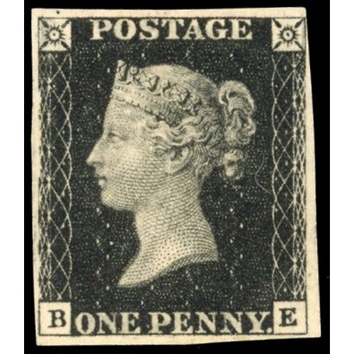 3046 - GB 1840 1d black Plate 6 MINT BE