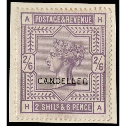 3125 - Great Britain 1888 2s6d Lilac (White paper). Very fine and fresh unused o.g. example lettered HA aff... 