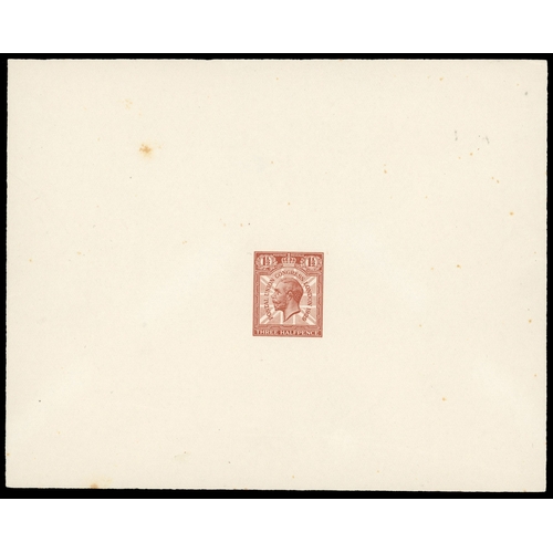 3177 - Great Britain SG 436 var 1929 PUC 1Â½d die proof in brow