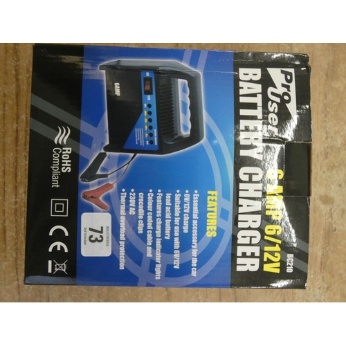 14 - A new 6amp 6 or 12 volt battery charger