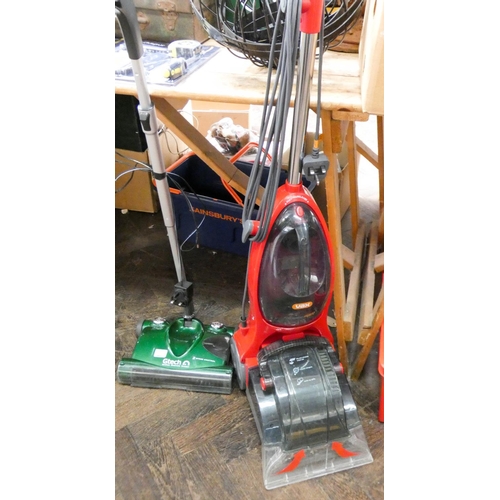 111 - A Vax upright vacuum cleaner and a G-Tec rechargeable cordless upright vacuum cleaner