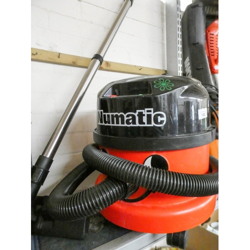 152 - A Henry style numatic hoover with tools