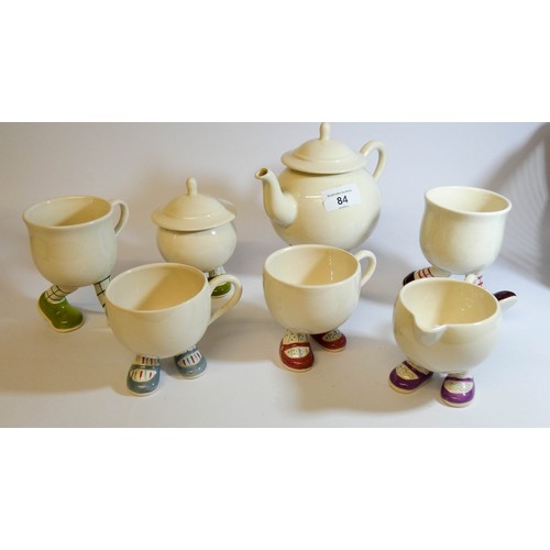 84 - Carlton ware walking tea set