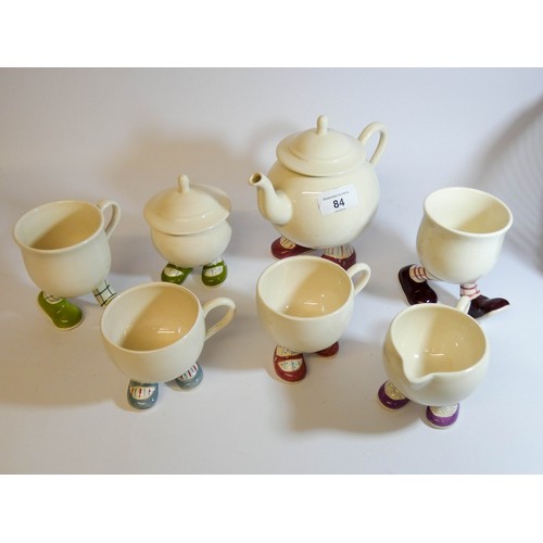 84 - Carlton ware walking tea set