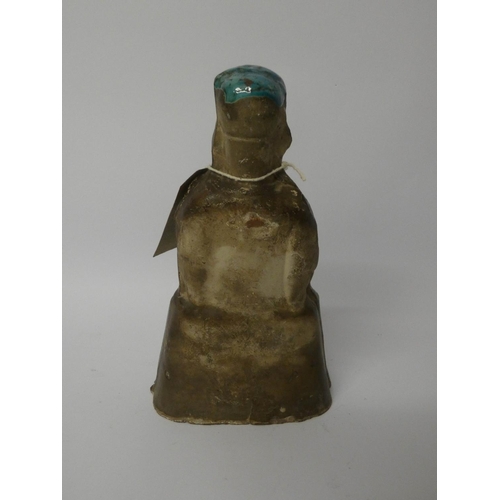 550 - A glazed Chinese pottery figure ornament, 8